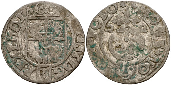 Польша 3 полкера (3 полторака - 1 крейцер) 1622 Сигизмунд III Ваза (1587-1632) Gorecki B.22, KM 41 серебро 4158-849