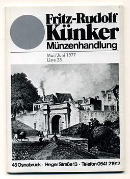 ФРИТЦ-РУДОЛЬФ КЮНКЕР КАТАЛОГ ФИКСИРОВАННЫХ ПРОДАЖ (LAGERKATALOG) 1977 МАЙ-ИЮНЬ, № 28 00-01-01-24