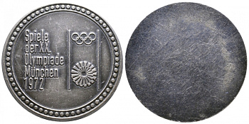Германия медаль 1972 Олимпийские игры в Мюнхене 1972, символика, диаметр 36 мм.      1079-5-14
