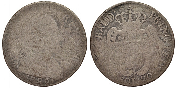 ИТАЛИЯ САРДИНИЯ 20 СОЛЬДИ 1796 КАРЛ ЭММАНУИЛ KM 58 серебро 189-242