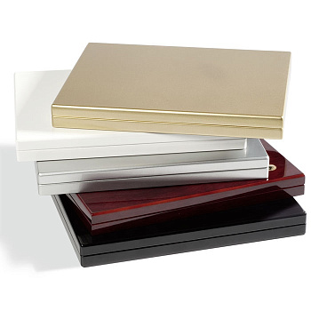 Касета для монет PIANO для квадратных капсул. Цвет - белый. Leuchtturm. 318020