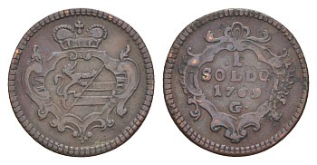 Горица и Градишка 1 сольдо 1769 G KM 17 медь 1518-1641