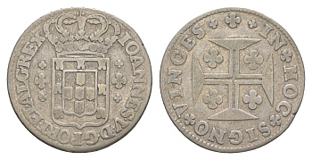 Португалия 120 реалов ND (1706-1750) Жуан V (1706-1750) KM 178 серебро 00-801-32