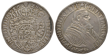 Брауншвейг-Люнебург 1 талер 1628 Кристиан (1611-1633) Dav. 6471 серебро 00-811-44