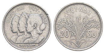 Южный Вьетнам 20 су 1953 KM 2 алюминий 4159-442