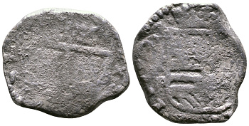 Мексика 2 реала 1598-1621 Филипп III Испанский KM 32.2 серебро    1530-823