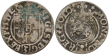 Польша 3 полкера (3 полторака - 1 крейцер) 1626 Сигизмунд III Ваза (1587-1632) Gorecki B.26 серебро 4158-1029