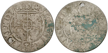 Польша 3 полкера (3 полторака - 1 крейцер) ND (1620-1627) Сигизмунд III Ваза (1587-1632) KM 41 серебро 4158-1117