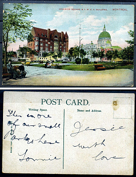 Канада post card - открытка Доминион-Сквер-Билдинг в Монреале 2193-87
