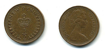 Великобритания 1/2 пенни 1971 Елизавета II (1952-2022) КМ 914, Spink 4239 бронза 4110-1626