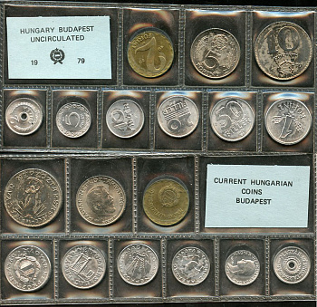 Венгрия официальный набор из 9 монет 1980  KM MS 10   UNC  3-6-1-25