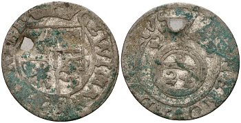 Польша 3 полкера (3 полторака - 1 крейцер) 1622 Сигизмунд III Ваза (1587-1632) Gorecki B.22, KM 41 серебро 4158-851
