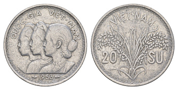 Южный Вьетнам 20 су 1953 KM 2 алюминий 4159-453