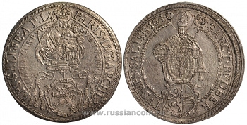 Зальцбург, Австрия 1 талер 1640 HZ 1491, Pr 1219, Dav. 3504 серебро 00-000-00