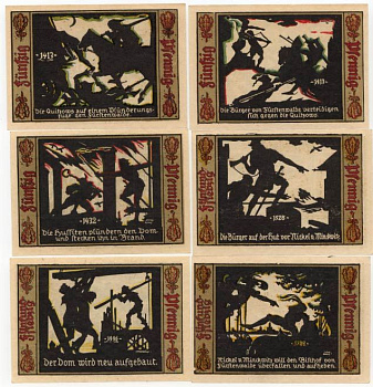 ФЮРСТЕНВАЛЬДЕ 6 БОН 20 ПФЕННИГОВ ИСТОРИЯ бумага UNC (пресс) 70-1211