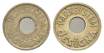 Германия парковочный жетон designa ND медно-никель 4636-969