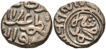 Индия 2 гани 1308 (AH711) Делийский Султанат, Alu ed-din Muhammad Shab II (1295-1315) Goron/Goenka D 233, Mitchiner 2569 биллон 192-762