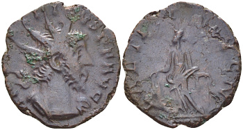 Римская Империя (императоры в Галлии) антониниан 272 - 273 Тетрик I. LAETITIA AVG N, Летиция, персонификация Радости, Колония Агриппины, Good Very fine RIC 90 биллон 1073-13-94