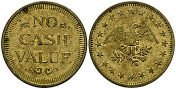 Нидерланды жетон игровой жетон, no cash value бронза 4521-731