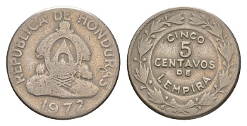 Гондурас 5 сентаво 1972 KM 72 медно-никель 4649-764