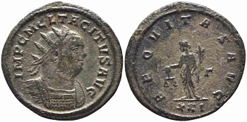 Римская Империя аврелианиан 276 Тацит AEQVITAS AVG Рим Good Very fine RIC 82 бронза, серебрение 1073-16-14