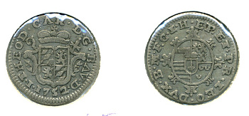 АВСТРИЙСКИЕ НИДЕРЛАНДЫ ЛИИГЕ 14 ЛИАРДОВ 1752 KM 152 серебро 503-233