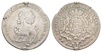 Ангальт-Бернбург 1 талер 1770 IIE, Вильгельм IX (1760-1803) KM 104, Davenport 2288 серебро 1521-314