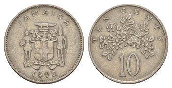 Ямайка 10 центов 1972 KM 47 медно-никель 4641-755