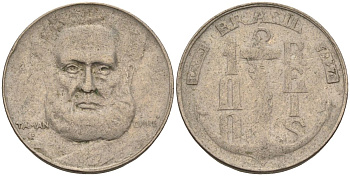 Бразилия 100 рейс 1937 Маркиз Тамандаре KM 536 медно-никель 4115-544