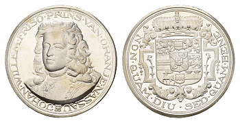 Нидерланды медаль из серии история Нидерландов - Иоганн Вильгельм Фризо Оранский - прниц (Штатгальтер) Нидерландов первая половина XX века Non Quam Diu Sed Quian Bene (не как долго, а насколько хорошо), диаметр 25 мм, вес 7,7 гр серебро PROOF 4671-1127