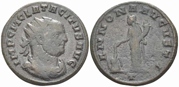 Римская Империя аврелианиан 275 Тацит ANNONA AVGVSTI Сисция Good Very fine LV 2123-48 бронза 1073-17-33