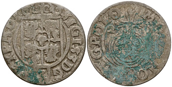 Польша 3 полкера (3 полторака - 1 крейцер) ND (1620-1627) Сигизмунд III Ваза (1587-1632) KM 41 серебро 4158-818