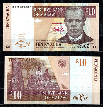 Малави 10 квача 2004 Pick 51 бумага UNC (пресс) 7485-16-2-2