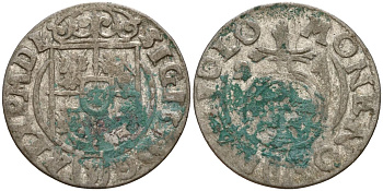 Польша 3 полкера (3 полторака - 1 крейцер) 1622 Сигизмунд III Ваза (1587-1632) Gorecki B.22, KM 41 серебро 4158-912