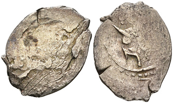 Великое княжество Нижегородско-Суздальское, Нижний Новгород денга 1423-1429 Вел. князь Даниил Борисович серебро 507-713