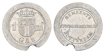 Нидерланды, Амстердам жетон на газ алюминий 4662-357