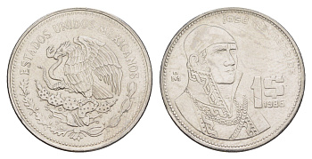 Мексика 1 песо 1986 Mo KM 496 медно-никель UNC 4637-626