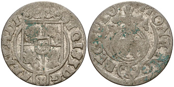 Польша 3 полкера (3 полторака - 1 крейцер) 1624 Сигизмунд III Ваза (1587-1632) Gorecki B.24, KM 41 серебро 4158-967