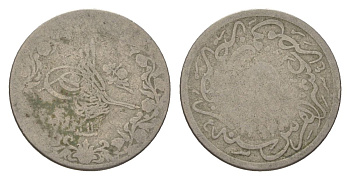 Египет 5/10 кирша 1876 (1885) (11) AH 1293 KM 291 медно-никель 4625-1162