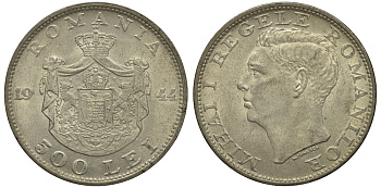 Румыния 500 лей 1944 Михай I (1940-1947) KM 65 серебро UNC 441-532