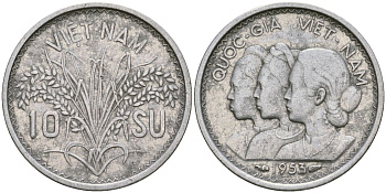 Южный Вьетнам 10 су 1953 KM 1 алюминий 4132-353