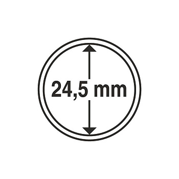 Капсулы круглые – 24,5 мм, упаковка 10 шт. Leuchtturm. 310706