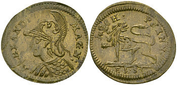 ГЕРМАНИЯ ТОКЕН, ЖЕТОН ND ALEXAND MAGN, АЛЕКЕСАНДР ВЕЛИКИЙ (МАКЕДОНСКИЙ) желтый металл 99-1025