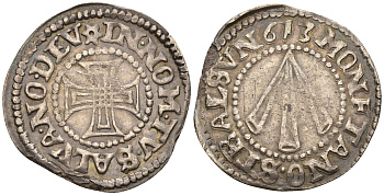 Померания-Штральзунд 1 грош 1613 Bratring 27 серебро 1529-124