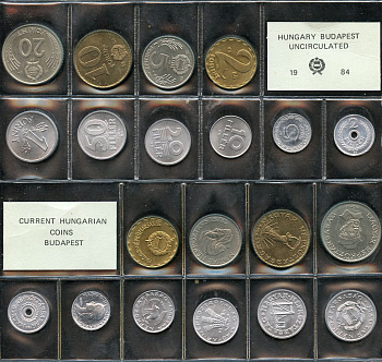 Венгрия официальный набор из 10 монет 1984  KM MS 14   UNC  3-6-1-29