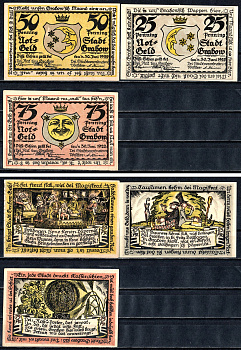 Грабов (Эльде) (Мекленбург-Шверин) набор из 3 нотгельдов 1921 7556-12-2-1