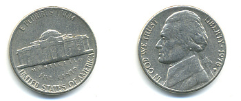 США 5 центов 1978 D, Джефферсон KM А192 медно-никель179-721