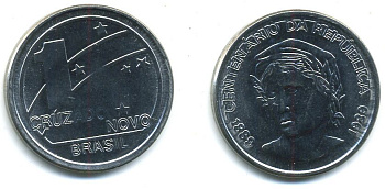 БРАЗИЛИЯ 1 НОВЫЙ КРУЗАДО 1989 4-641