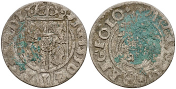 Польша 3 полкера (3 полторака - 1 крейцер) ND (1620-1627) Сигизмунд III Ваза (1587-1632) KM 41 серебро 4158-1159