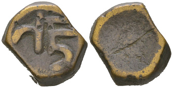 Индия, Радханпур 1 пайс ND (1825-1874) Джоравар Хан KM 3 медь 441-1445